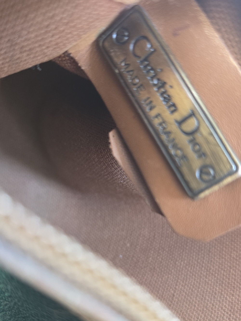 Christian Dior Comb Pattern  Bag - Picture 2 of 2